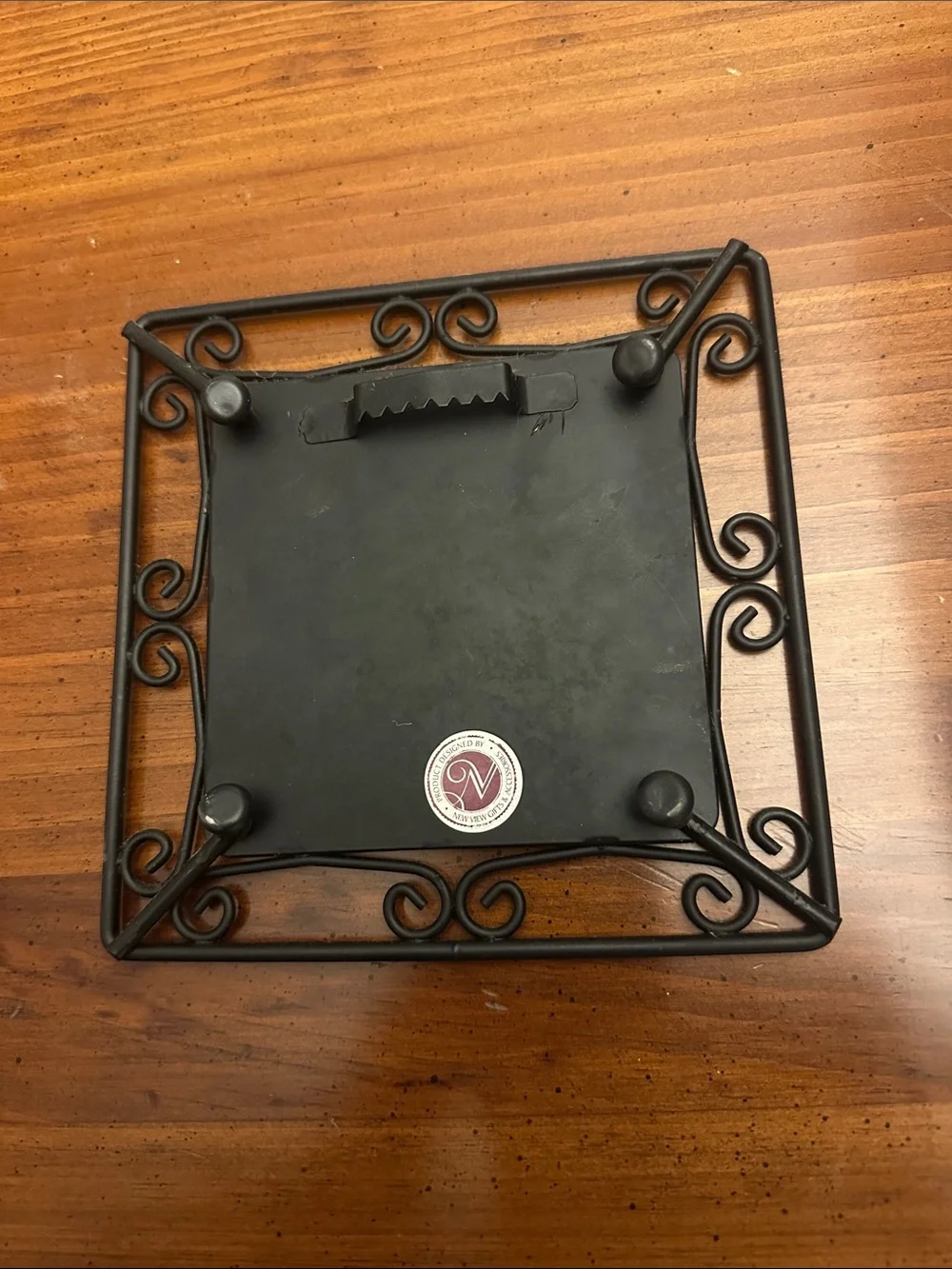 Wine-Themed Decorative Ceramic Tile Coasters/ Wall Plaques - Set of 2